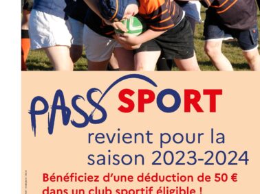 Le Pass’Sport reconduit pour la saison 2023-2024