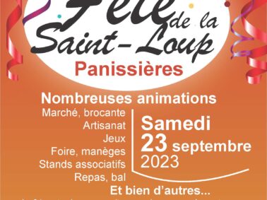 Les 23 et 24 septembre : Fête de la Saint-Loup