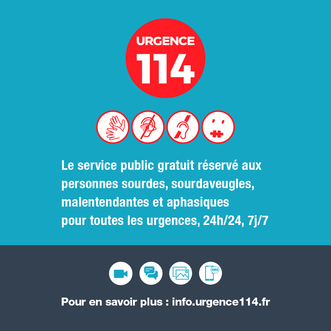 You are currently viewing URGENCE 114 – le service public d’urgence réservé aux personnes sourdes, sourdaveugles, malentendantes et aphasiques
