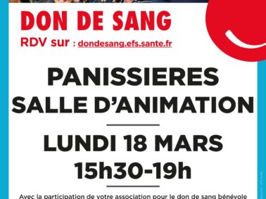 18 mars : Don du Sang à Panissières