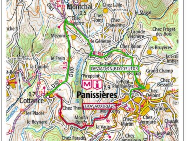 27 au 28 juin : travaux RD27 entre Panissières et Cottance