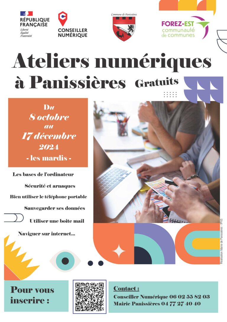 Lire la suite à propos de l’article Ateliers numériques gratuits les inscriptions sont ouvertes !