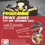 Espace jeunes : sortie le 23 décembre !