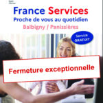 Fermeture Noël France services