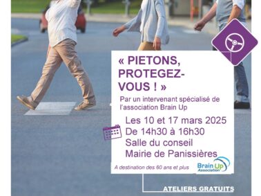 Un atelier GRATUIT « Sérénité piétons »