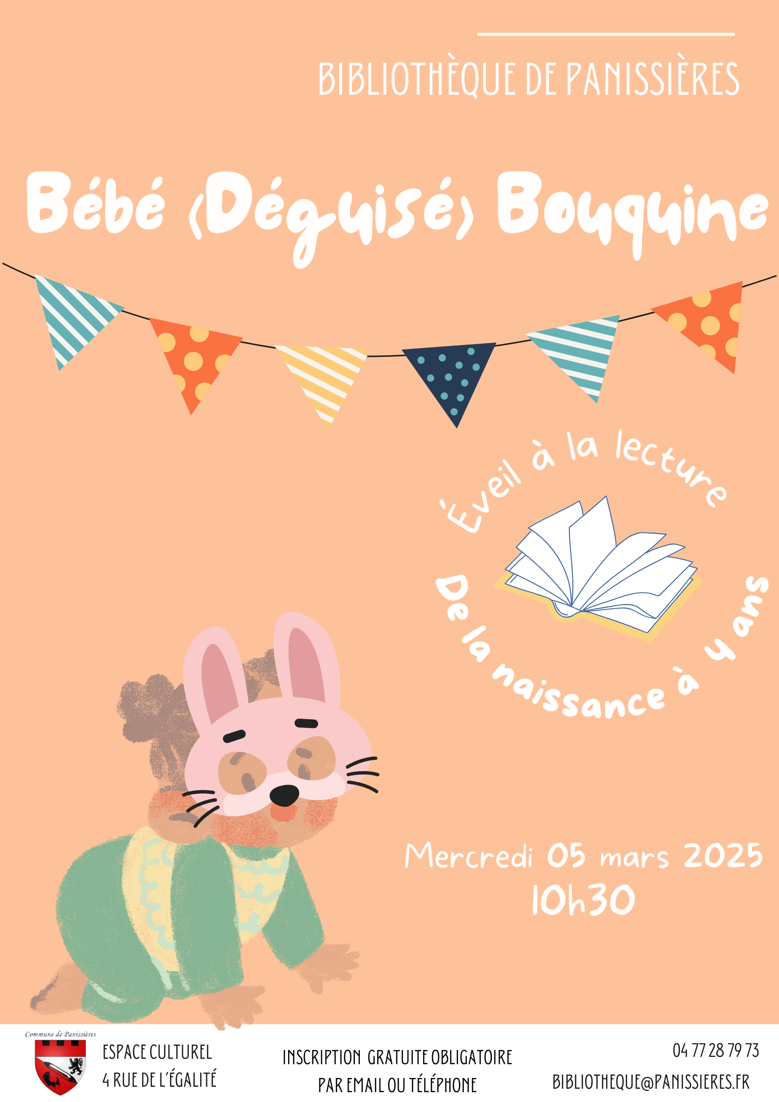 Cafés linguistiques et bébé bouquine à la bibliothèque