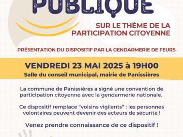 Réunion publique : participation citoyenne