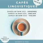 Les prochains cafés linguistiques à la bibliothèque !