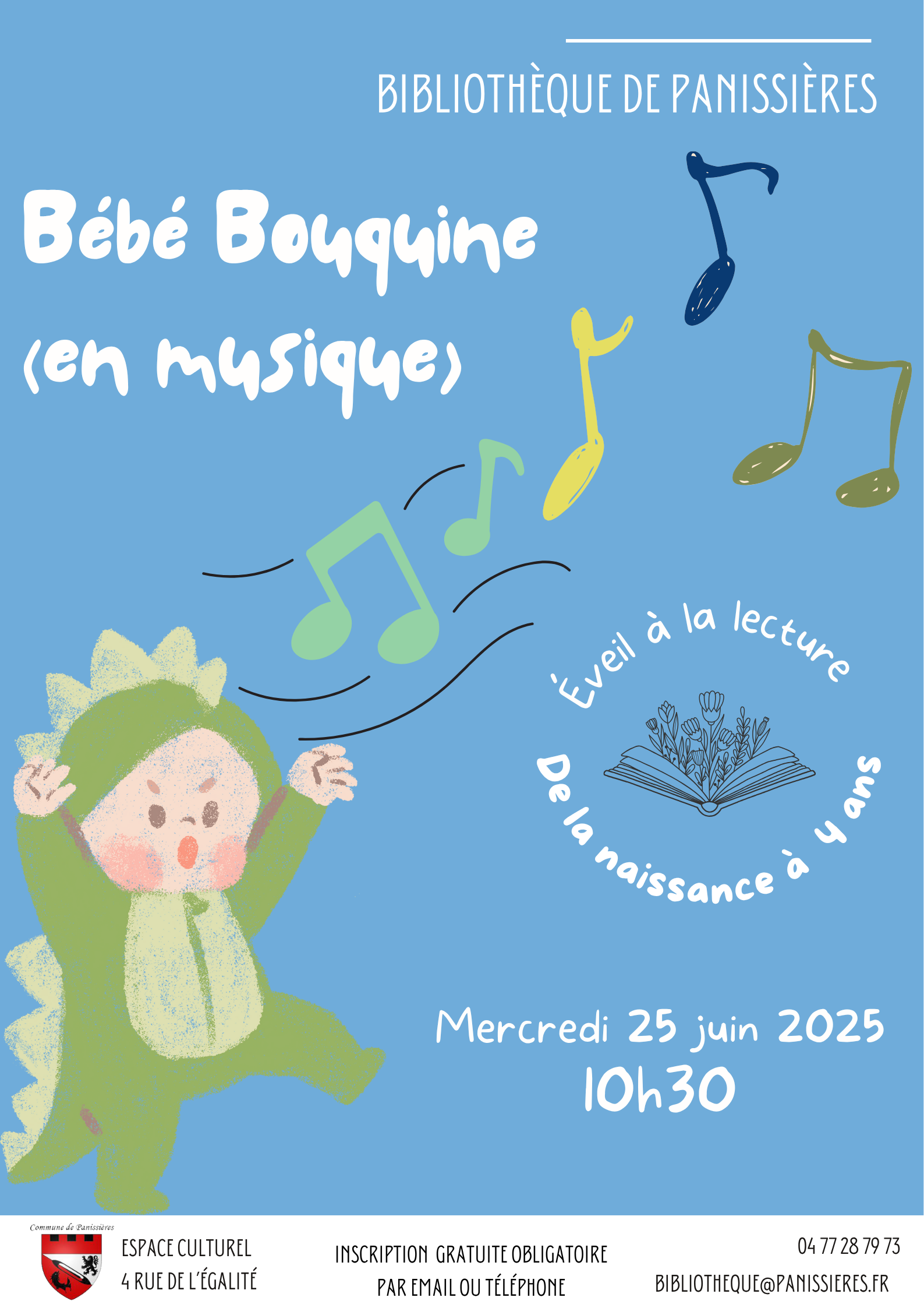 Lire la suite à propos de l’article Bébé bouquine à la bibliothèque