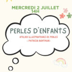 Atelier illustrations perles à la bibliothèque