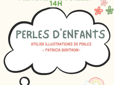 Atelier illustrations perles à la bibliothèque