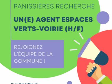 Panissières recherche un(e) Agent Espaces verts-Voirie (H/F)