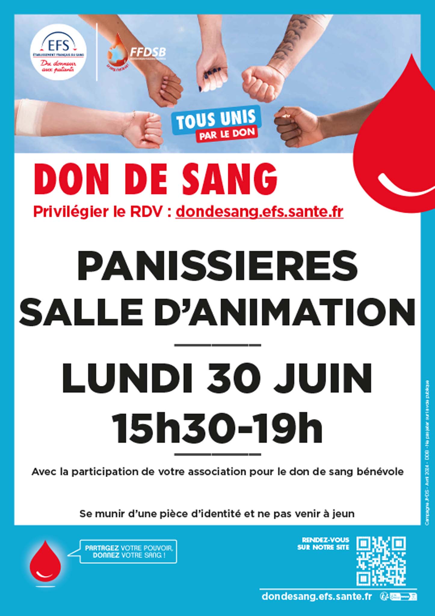 Lire la suite à propos de l’article Don de sang à Panissières