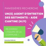 Panissières recherche un(e) Agent d’entretien des bâtiments – Aide cantine (H/F)