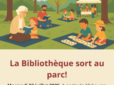 La bibliothèque sort prendre l’air !