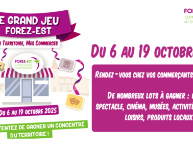 Avis aux commerçants – Grand Jeu des commerçants Forez-Est
