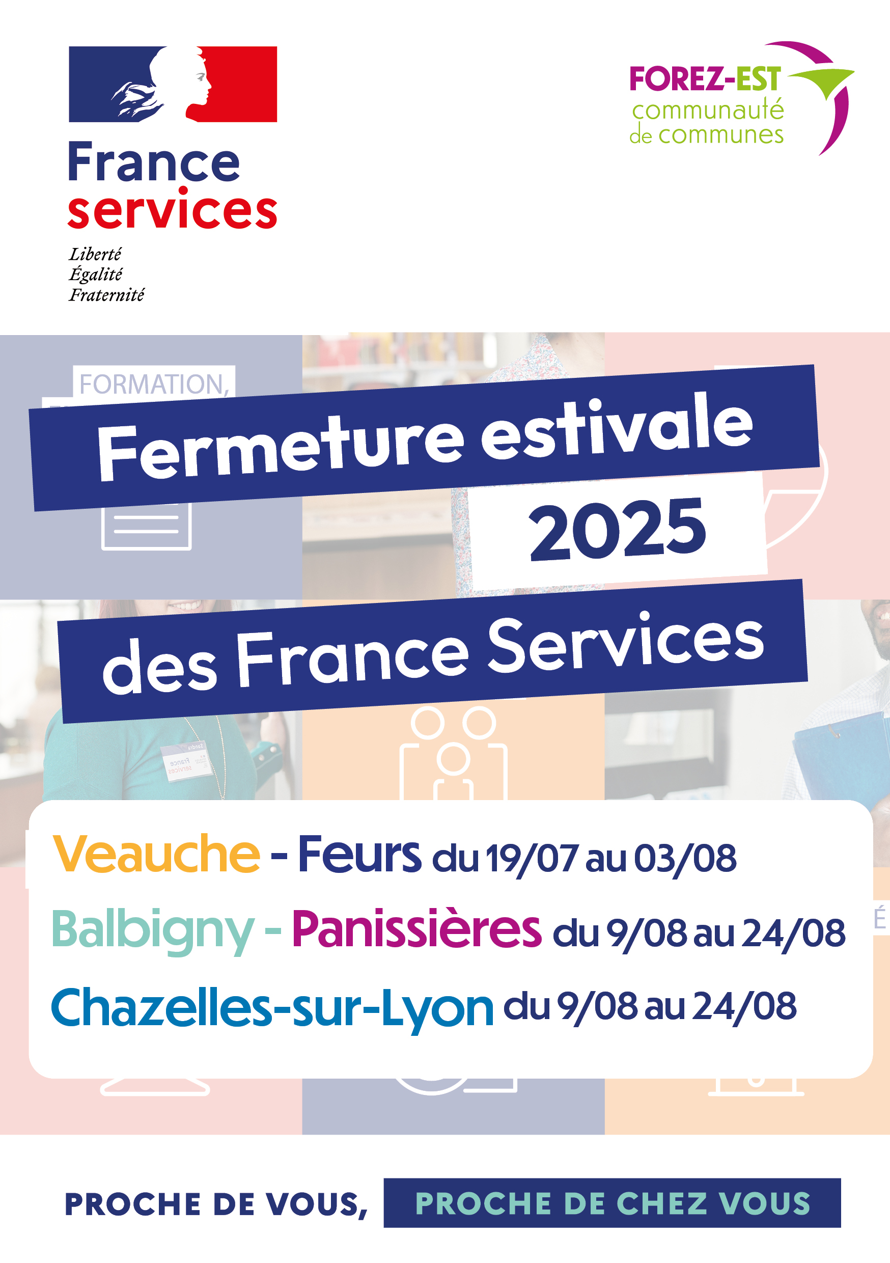 Lire la suite à propos de l’article FERMETURE ESTIVALE FRANCE SERVICES