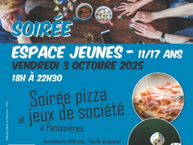 Espace jeunes : sortie le 3 octobre !