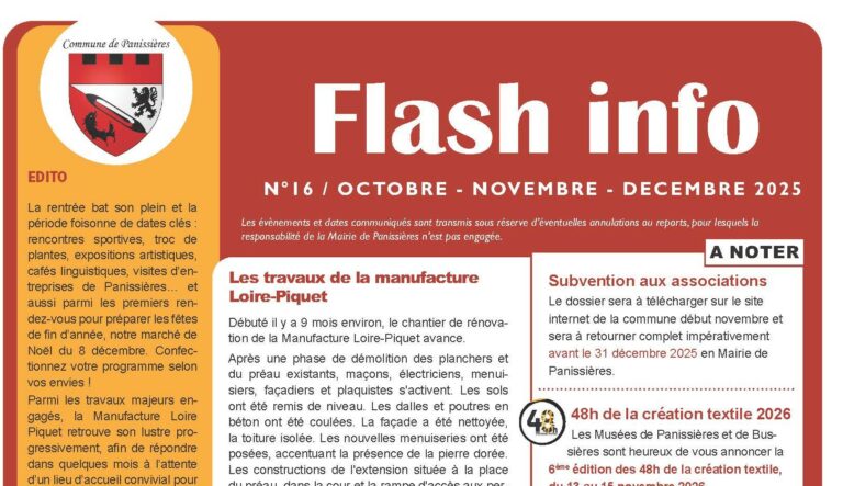 Lire la suite à propos de l’article Le nouveau Flash info est paru !