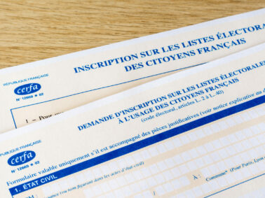 Inscriptions sur les listes électorales