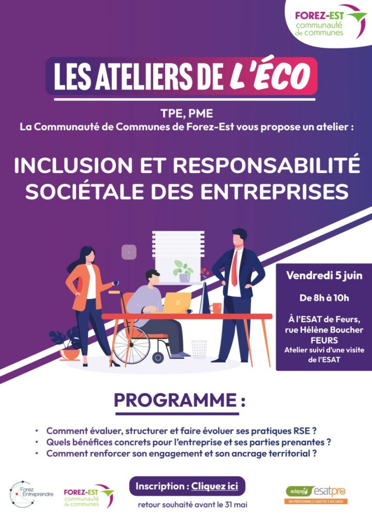 Lire la suite à propos de l’article Information Forez-Est : Les ateliers de l&rsquo;éco