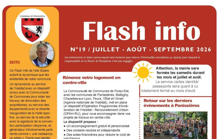 Lire la suite à propos de l’article Le nouveau Flash info est paru !