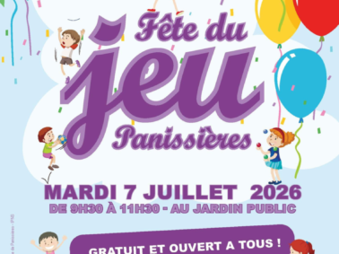 7 juillet : Fête du jeu de Panissières !