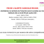 Décheteries : reprise des horaires habituels dès ce lundi 29