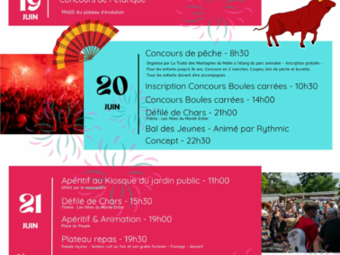 Panissières fête la Saint-Jean du 19 au 22 juin !