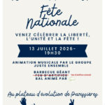 Informations festivités de ce week-end à Panissières