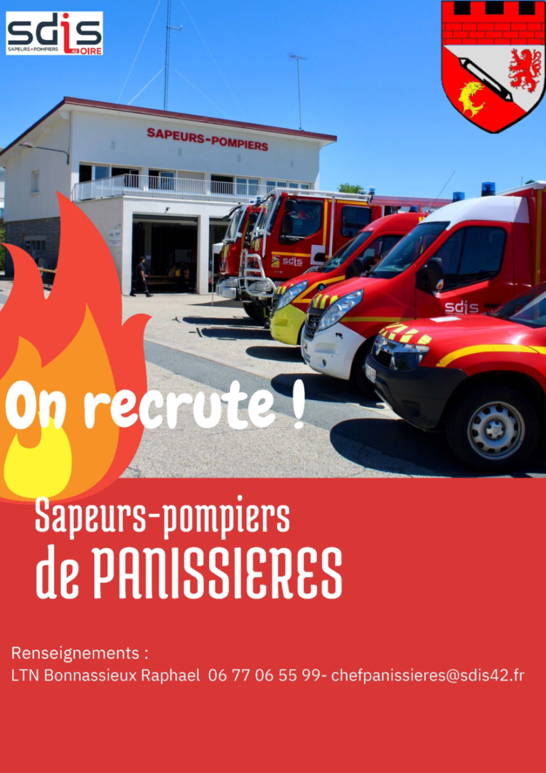 Lire la suite à propos de l’article Les sapeurs-pompiers de Panissières recrutent !