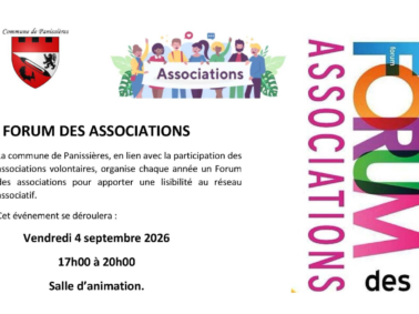 Vendredi 4 septembre : Forum des associations