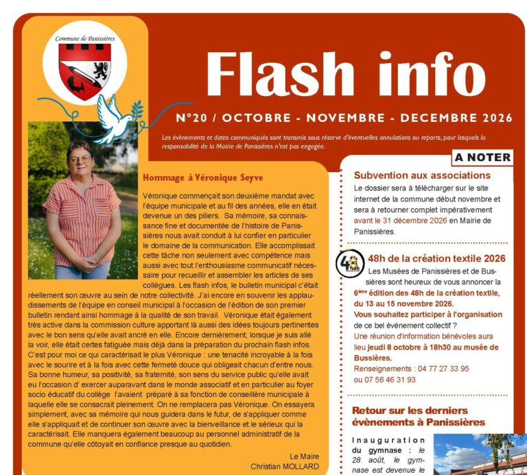 Lire la suite à propos de l’article Le nouveau Flash info est paru !
