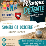 Après-midi Pétanque détente le 3 octobre !