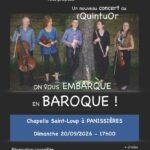 Concert QuintuOr chapelle St Loup le 20/09
