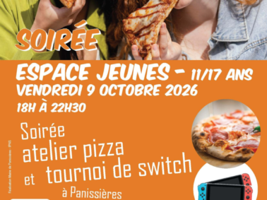 Espace jeunes : soirée le 9 octobre !
