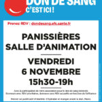 Don de sang à Panissières le 06/11