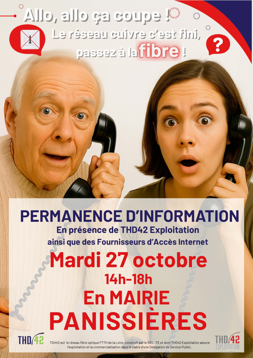 Lire la suite à propos de l’article Permanence concernant la fermeture du réseau cuivre