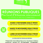 Réunions publique sur le PLUI