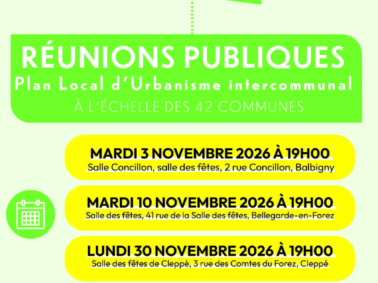 Réunions publique sur le PLUI